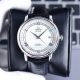 Replica Omega De Ville Black Dial Silver Case Grey Leather Band Couple Watch (3)_th.jpg